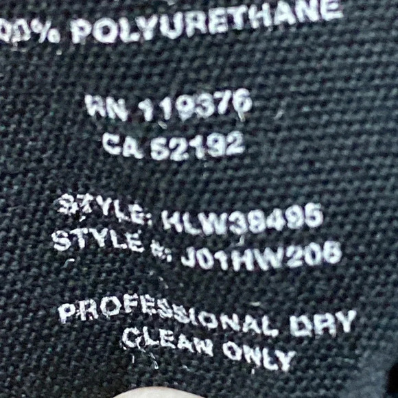 Helmut Lang 100% Wool Crop Black Pants with Side Tape Detailing - Picture 6 of 9